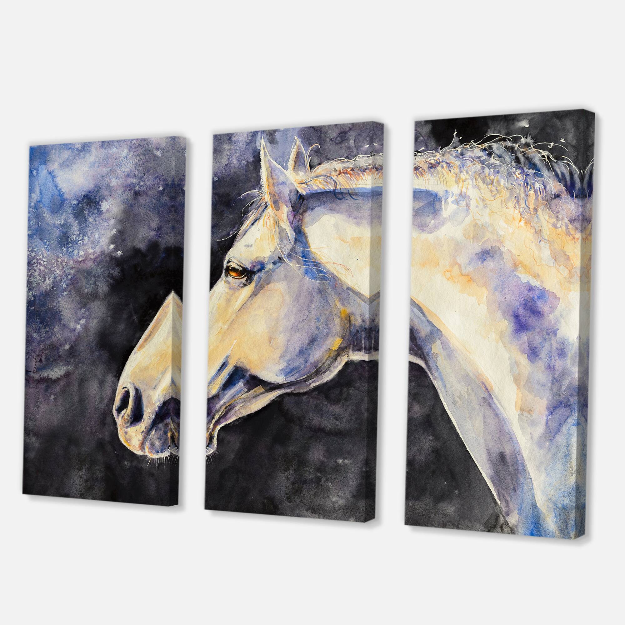 Designart - The Head of A Lipizzan Horse